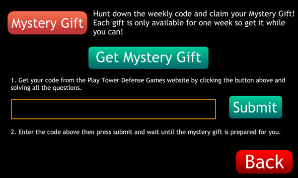 pokemon tower defense 2: mystery gift